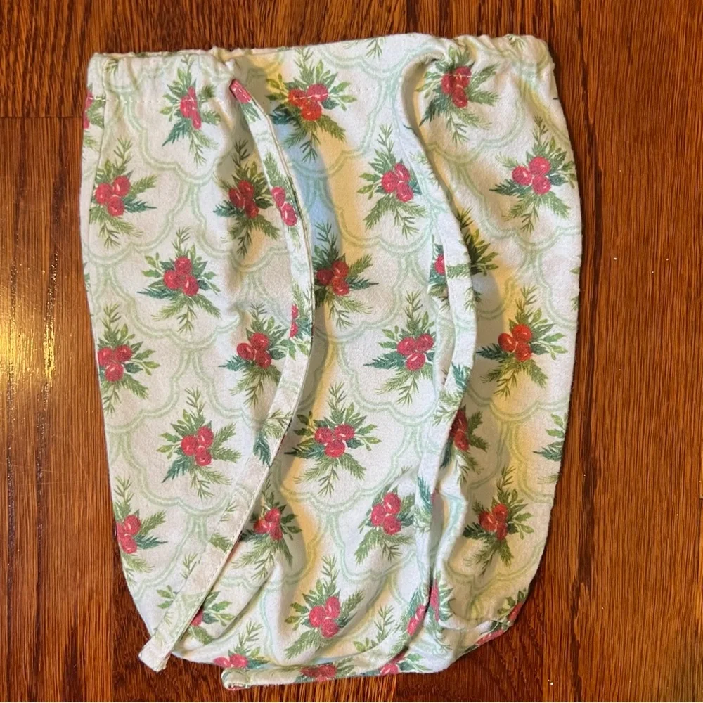 Posh Peanut Gladys Flannelette Ruffled Pajama Set 🎄🌺 Size 12-18M